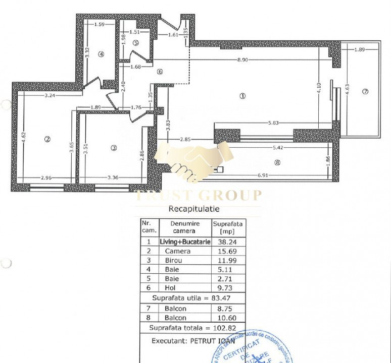  3 camere cu vedere spre lac - Bloc Nou