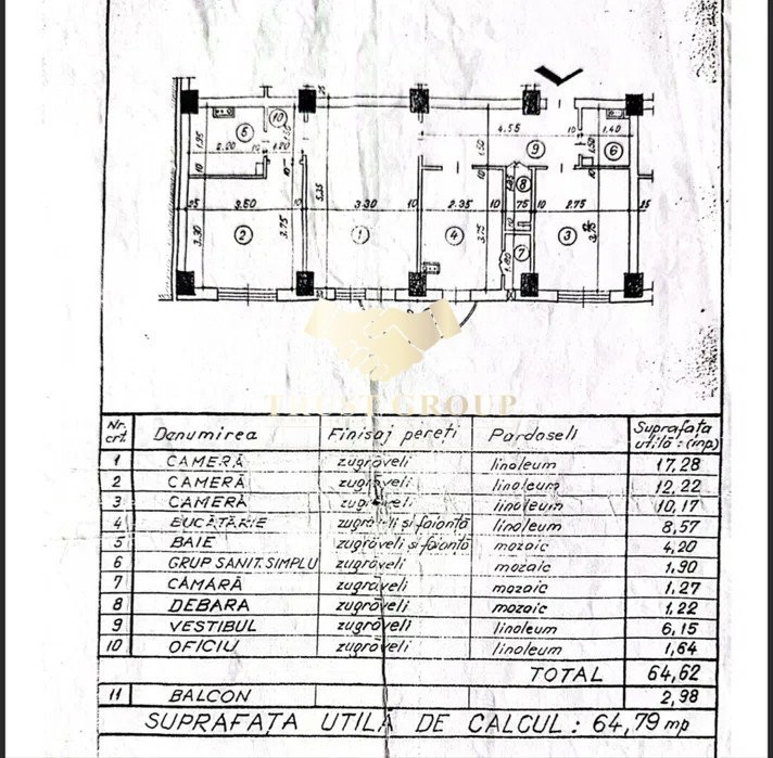 3 camere | Crangasi | Langa metrou | 