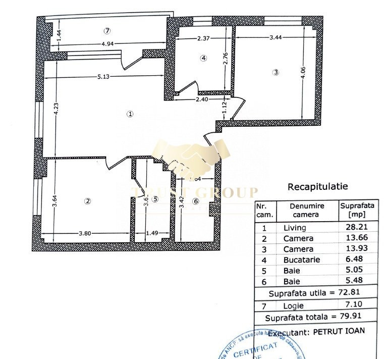 Apartament 3 camere Aviatiei Bloc Boutique | loc de parcare inclus