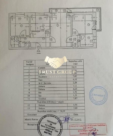 3 camere Drumul Taberei | Bloc reabilitat | An 1980 | 