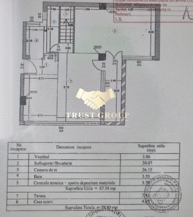 - Penthouse tip duplex 4 camere -  Herastrau cu terasa loc de parcare si boxa  