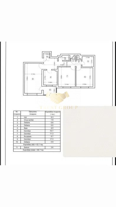 3 camere Drumul Taberei-Ghencea | Decomandat | 2 bai | 