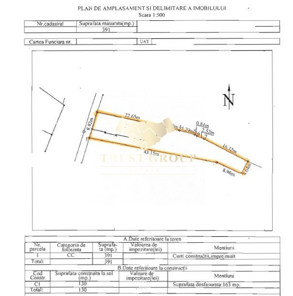  -Teren 391mp - 6 camere - Gradina Icoanei