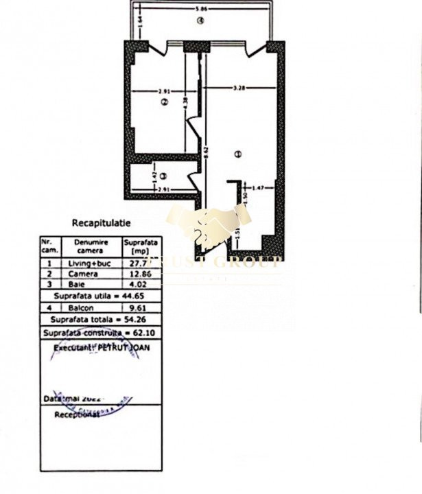 Apartament 2 camere Marmura Residence