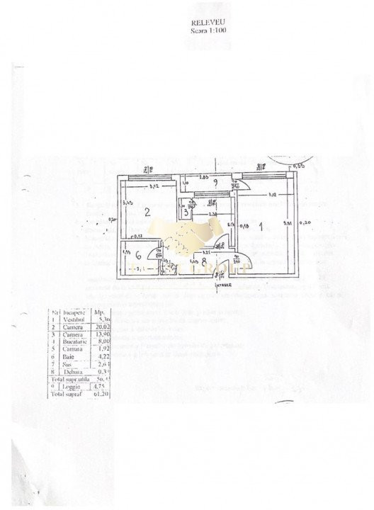 2 camere Lujerului | Bloc 1990 | 61m2 | 